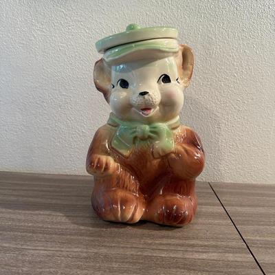 VINTAGE USA AMERICAN BISQUE COOKIE JAR