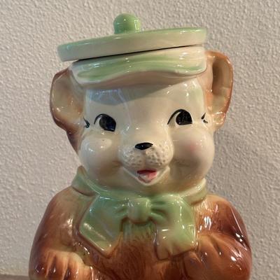 VINTAGE USA AMERICAN BISQUE COOKIE JAR