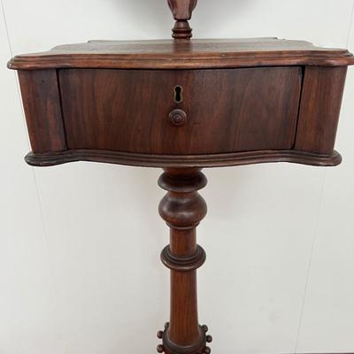 Antique Shaving Stand w Drawer