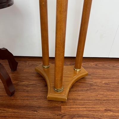 2 Marble Top Tables Plant Stand