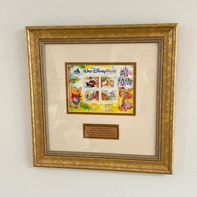Disney Commemorative Anniversary Stamps Numbered w Certif. Authenticity