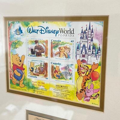 Disney Commemorative Anniversary Stamps Numbered w Certif. Authenticity