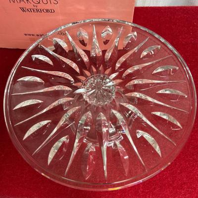 NIB Marquis by Waterford Crystal Cake Stand