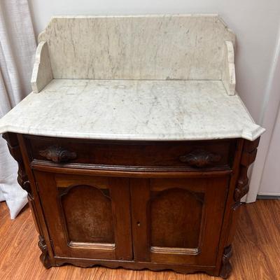 Antique Marble Top Washstand