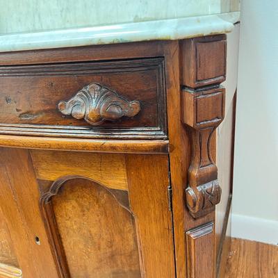 Antique Marble Top Washstand