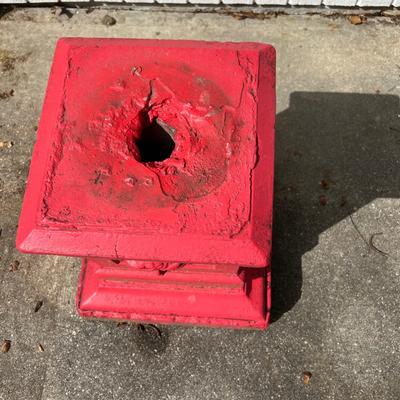 2 Antique Planter Stands From Historical Hotel Norris - Easton MD
