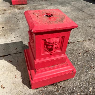 2 Antique Planter Stands From Historical Hotel Norris - Easton MD