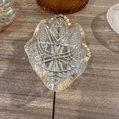 GLASS SERVING PIECES