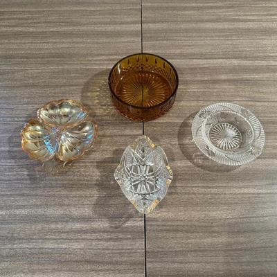 GLASS SERVING PIECES