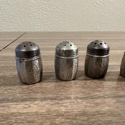 5 STERLING SILVER SHAKERS