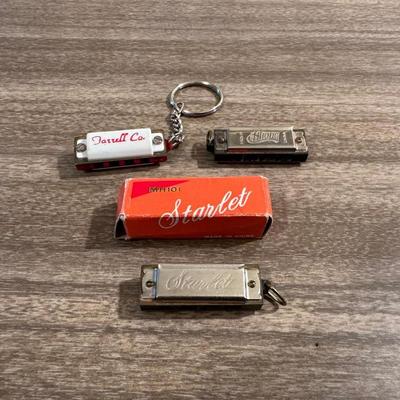 HUANG "STARLET" AND 2 OTHER MINIATURE HARMONICAS