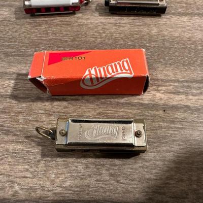 HUANG "STARLET" AND 2 OTHER MINIATURE HARMONICAS