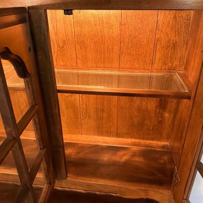 LIGHTED PIONEER TREASURY HUTCH BY TEMPLE-STUART