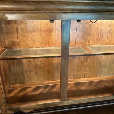 LIGHTED PIONEER TREASURY HUTCH BY TEMPLE-STUART