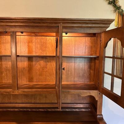 LIGHTED PIONEER TREASURY HUTCH BY TEMPLE-STUART