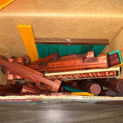 STUMPS PUZZLE BY LUMBERJACK TOYS AND VINTAGE LINCOLN LOGS