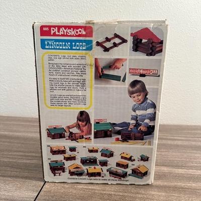 STUMPS PUZZLE BY LUMBERJACK TOYS AND VINTAGE LINCOLN LOGS