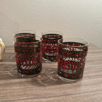 CHRISTMAS DISHES AND COOKIE JAR