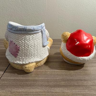 CHRISTMAS DISHES AND COOKIE JAR