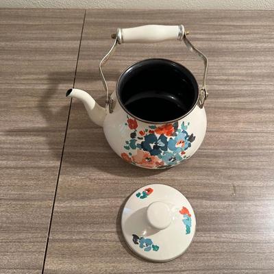 ENAMEL TEA KETTLE, CLAY TEAPOT, SHAKERS AND MORE