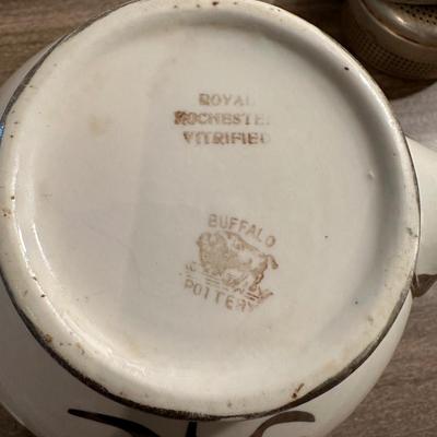ENAMEL TEA KETTLE, CLAY TEAPOT, SHAKERS AND MORE