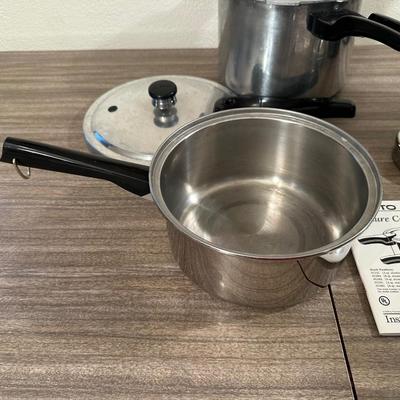 PRESSURE COOKER, PERCOLATOR, CUTLERY AND MORE