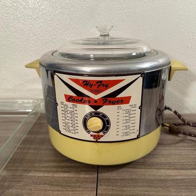 HY-FRY ELECTRIC COOKER/FRYER, KITCHEN UTENSILS AND MORE
