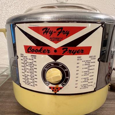 HY-FRY ELECTRIC COOKER/FRYER, KITCHEN UTENSILS AND MORE