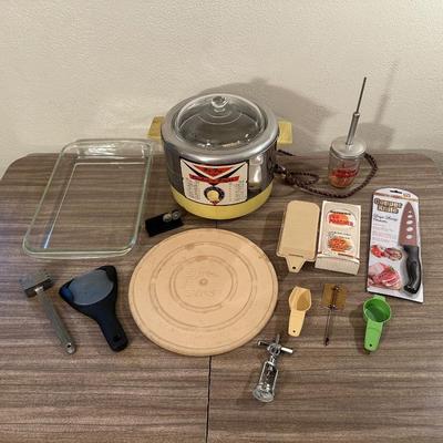 HY-FRY ELECTRIC COOKER/FRYER, KITCHEN UTENSILS AND MORE