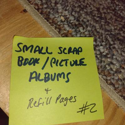 Small Scrapbook/Picture Albums and Refill Pages (#2) (G)