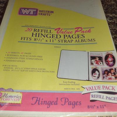 Small Scrapbook/Picture Albums and Refill Pages (#2) (G)