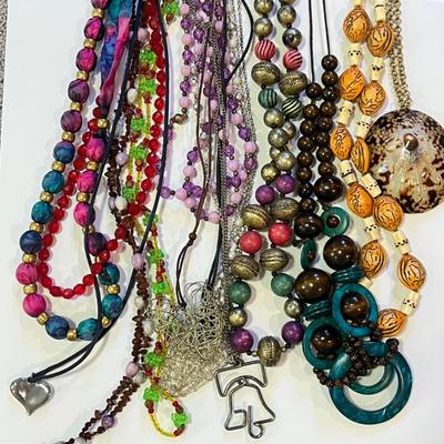 Mixed Necklace Lot - Vintage, Contemporary, Beads