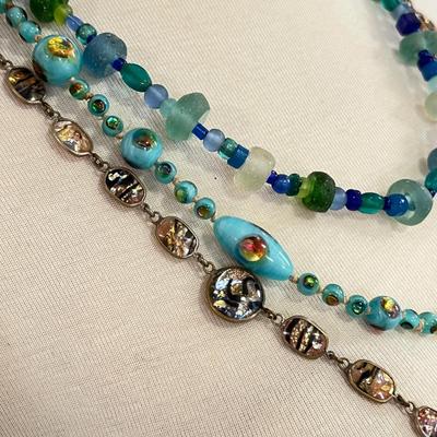 Necklace Lot - Glass Crystal Beads