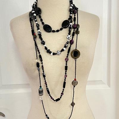 Necklace Lot - Glass Crystal Beads