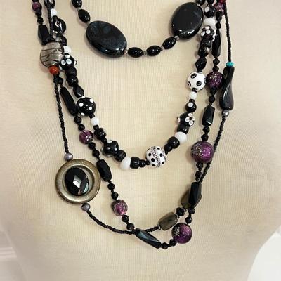 Necklace Lot - Glass Crystal Beads