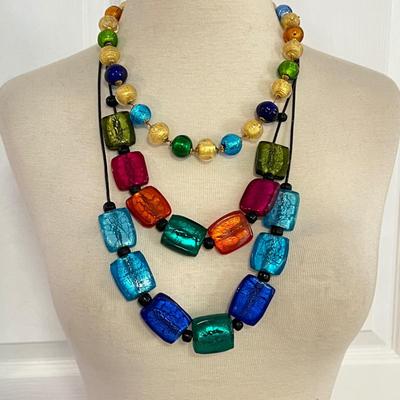 Necklace Lot - Glass Crystal Beads