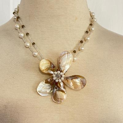 Necklace Lot - Mother of Pearl, Abalone