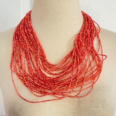 Necklace Lot - Seed Beads, Mother of Pearl, Earrings Set