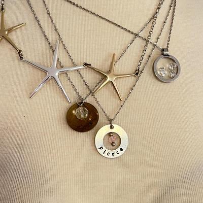Necklace Lot - Vintage, Contemporary, Artisanal, Chains, Pendants,