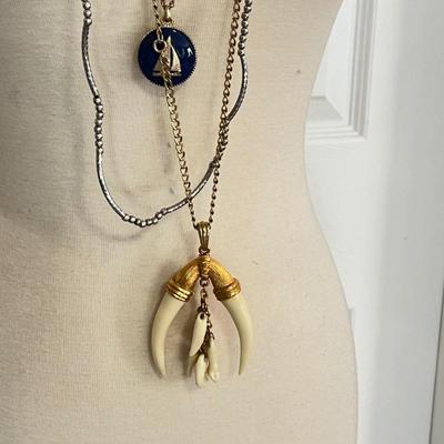 Necklace Lot - Vintage, Contemporary, Artisanal, Chains, Pendants,