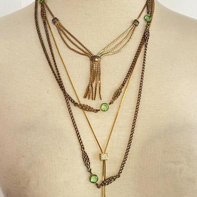Necklace Lot - Vintage, Contemporary, Artisanal, Chains, Pendants,