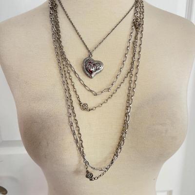 Necklace Lot - Vintage, Contemporary, Artisanal, Chains, Pendants,