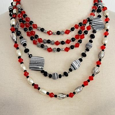 Necklace Lot - Crystal, Glass, Artisanal