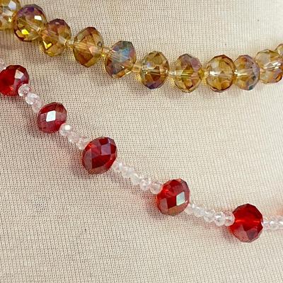 Necklace Lot - Crystal, Glass, Artisanal