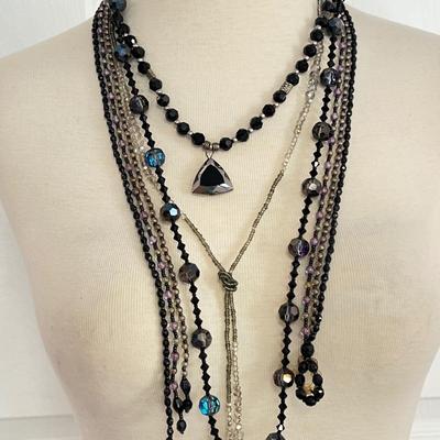 Necklace Lot - Crystal, Glass, Artisanal