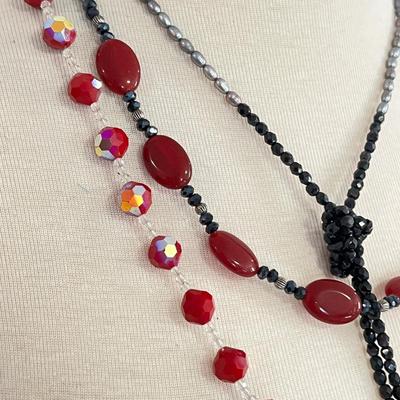 Necklace Lot - Crystal, Glass, Artisanal