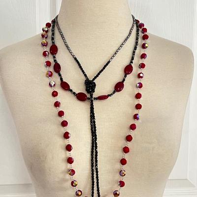 Necklace Lot - Crystal, Glass, Artisanal