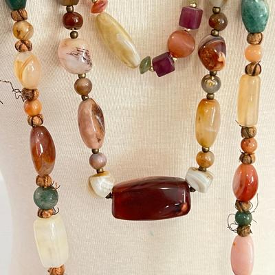 Necklace Lot - Natural Stone, Gem Stone, Semiprecious
