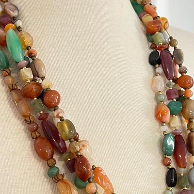 Necklace Lot - Natural Stone, Gem Stone, Semiprecious
