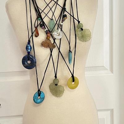 Necklace Lot - Natural, Gem Stone, Carved
